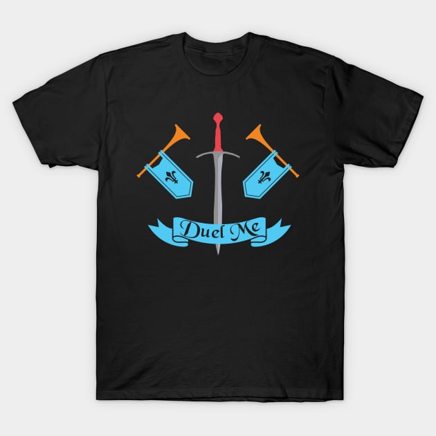 Medieval Duel Me T-Shirt by PixelArt